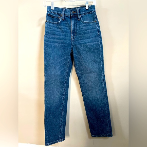 MADEWELL Tall Classic Straight Jeans in Coldbrook Wash - Picture 10 of 11